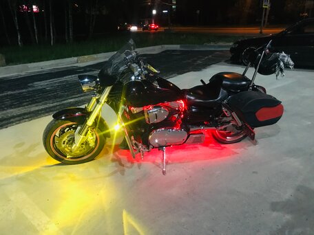 2004 Kawasaki VN1600 Vulcan, чёрный, 700000 рублей, вид 5