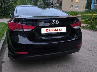 2014 Hyundai Elantra V (MD) Рестайлинг, чёрный, 1550000 рублей, вид 3