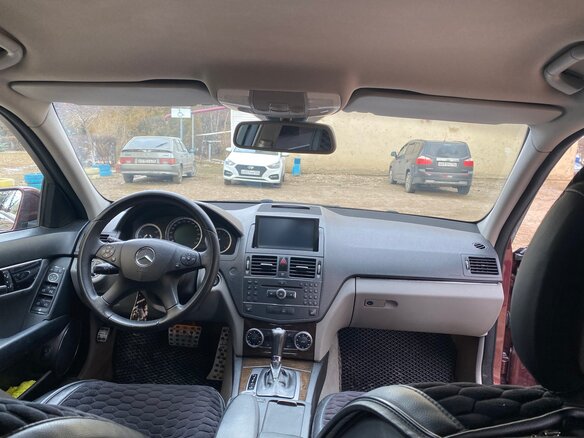 2007 Mercedes-Benz C-Класс 280 III (W204), красный, 1400000 рублей - вид 6