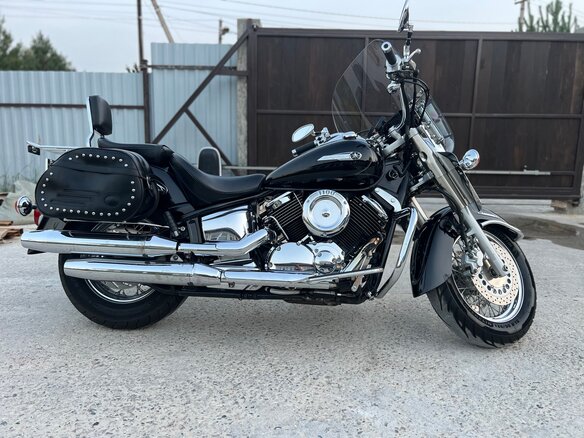 2007 Yamaha XVS1100, чёрный, 650000 рублей - вид 11