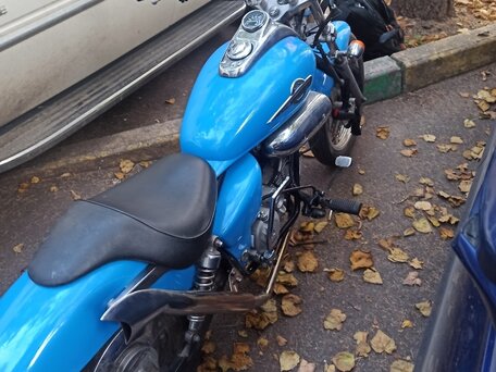 2005 Honda Magna, голубой, 140000 рублей, вид 2