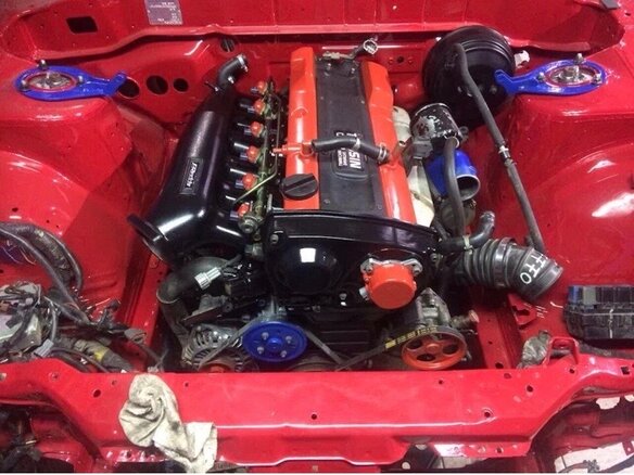 1993 Nissan 200SX S13, красный - вид 11