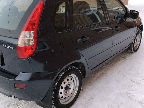2013 Lada (ВАЗ) Kalina I, фиолетовый - вид 2