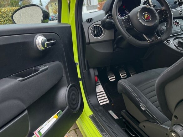 2021 Fiat 500, зелёный - вид 5