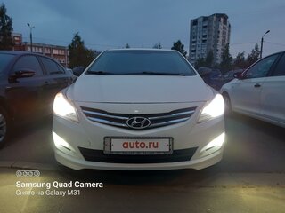 2016 Hyundai Solaris I Рестайлинг, белый, 785000 рублей, вид 4