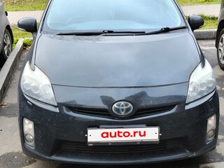2010 Toyota Prius III (XW30), чёрный, 900000 рублей, вид 2
