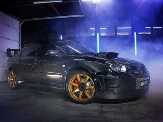 2006 Subaru Impreza WRX STi II Рестайлинг 2, чёрный, 2500000 рублей, вид 1