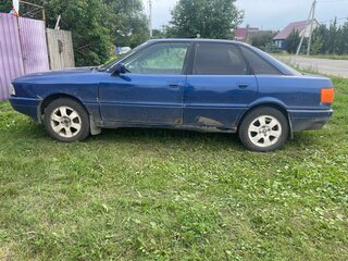 1990 Audi 80 IV (B3), синий, 150000 рублей, вид 3