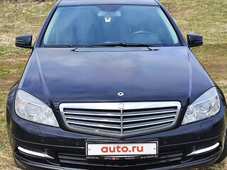 2010 Mercedes-Benz C-Класс 180 BlueEFFICIENCY III (W204), чёрный, 1100000 рублей, вид 1
