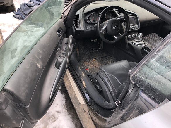2008 Audi R8 V8 I (Typ 42), чёрный