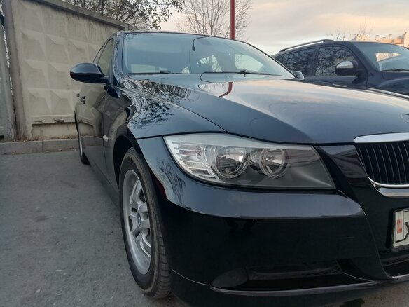 2006 BMW 3 серии 320d V (E90/E91/E92/E93), чёрный - вид 1