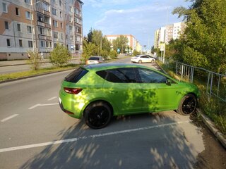 2014 SEAT Leon III, зелёный, 1350000 рублей, вид 4