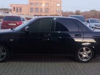 2014 Lada (ВАЗ) Priora I Рестайлинг, чёрный, 595000 рублей, вид 3