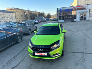 2016 Lada (ВАЗ) Vesta I, зелёный, 645000 рублей, вид 4
