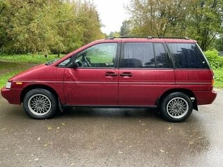1992 Nissan Prairie II (M11), красный, 350000 рублей, вид 2