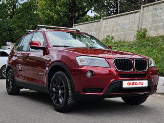 2013 BMW X3 20d xDrive II (F25), красный, 1780000 рублей, вид 3