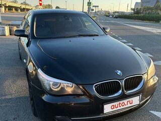 2007 BMW 5 серии 525i V (E60/E61) Рестайлинг, чёрный, 950000 рублей, вид 4
