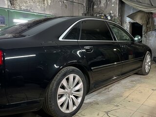 2008 Audi A8 Long II (D3) Рестайлинг 2, чёрный, 1500000 рублей, вид 5