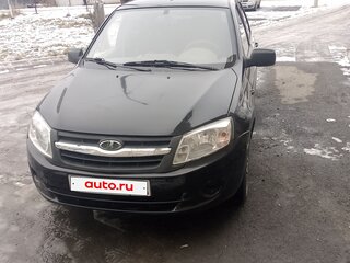 2012 Lada (ВАЗ) Granta I, чёрный, 380000 рублей, вид 1