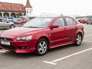 2008 Mitsubishi Lancer X, красный, 595000 рублей, вид 1