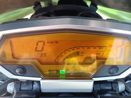 2012 Kawasaki Z 1000, зелёный, 680000 рублей, вид 4