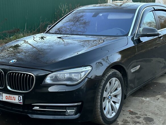 2012 BMW 7 серии 750Li xDrive V (F01/F02/F04) Рестайлинг, чёрный - вид 14