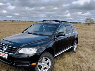 2003 Volkswagen Touareg I, чёрный, 850000 рублей, вид 1