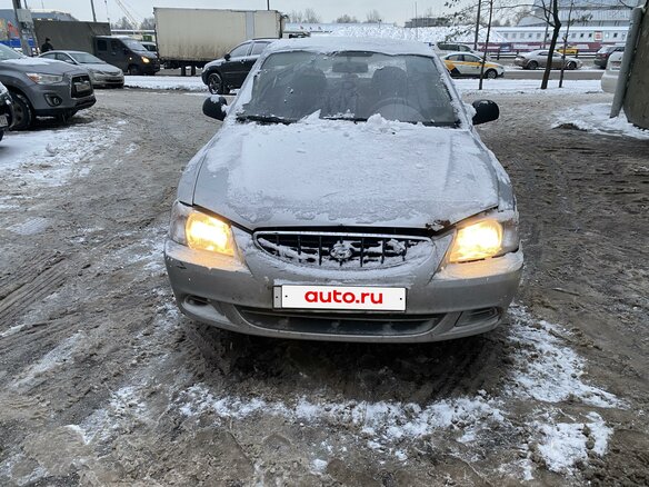 2005 Hyundai Accent ТагАЗ II, серый, 390000 рублей