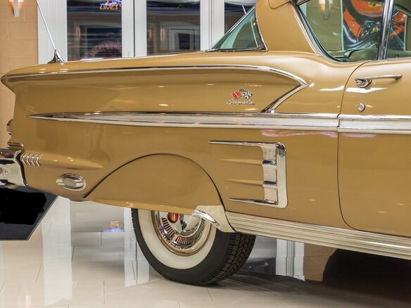 1958 Chevrolet Impala II, коричневый - вид 17