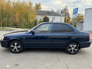2007 Hyundai Accent ТагАЗ II, синий, 360000 рублей, вид 4