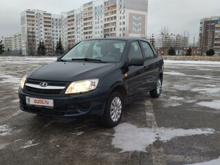 2014 Lada (ВАЗ) Granta I, синий, 465000 рублей, вид 2