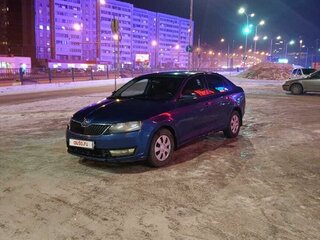 2018 Skoda Rapid I Рестайлинг, синий, 680000 рублей, вид 1