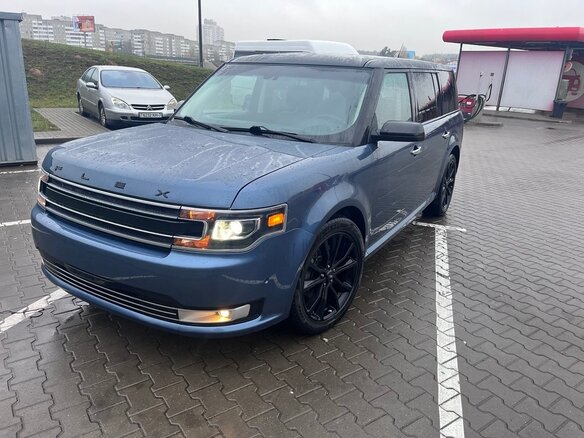 2019 Ford Flex I Рестайлинг, синий, 1600000 рублей