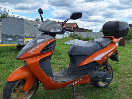 2008 Honda Zoomer, оранжевый, 70000 рублей, вид 2