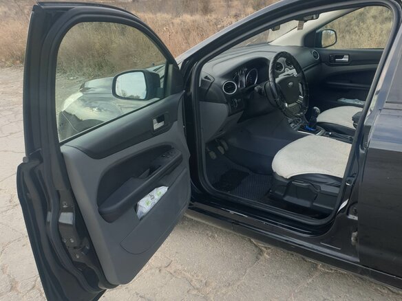 2008 Ford Focus II Рестайлинг, чёрный - вид 6