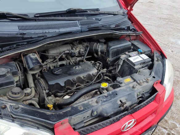 2003 Hyundai Getz I, красный, 400000 рублей - вид 15