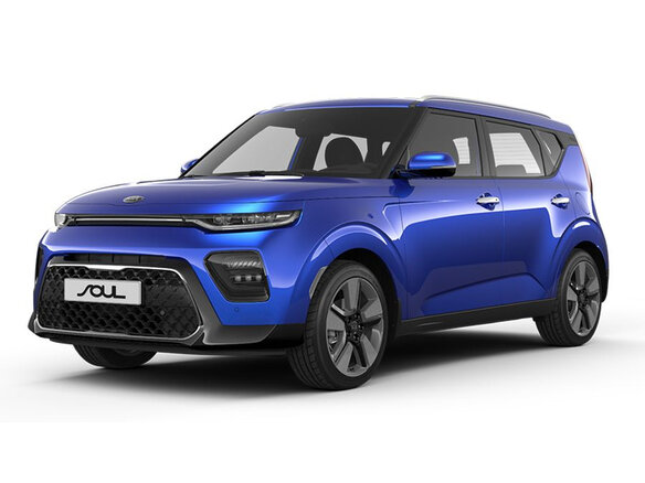 2021 Kia Soul III, синий