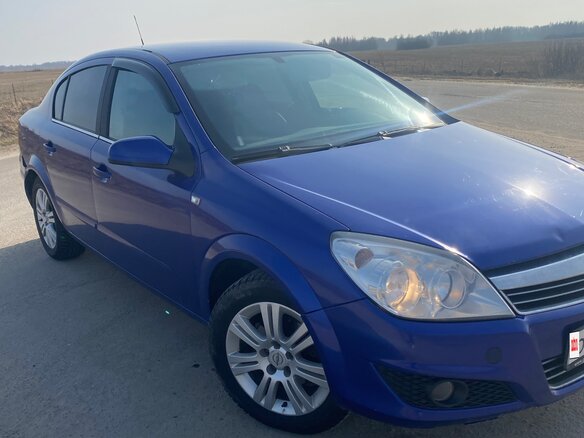 2007 Opel Astra H Рестайлинг, синий - вид 1