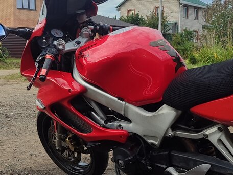 1998 Honda VTR 1000, красный, 270000 рублей, вид 4