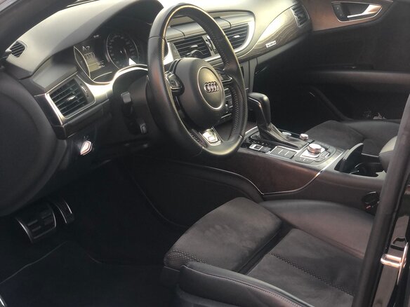 2016 Audi A7 I (4G) Рестайлинг, чёрный - вид 7