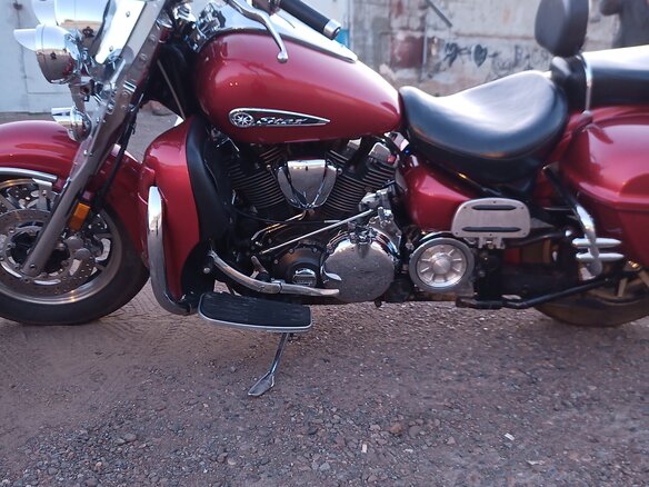 2008 Yamaha XV 1700 Road Star, красный, 800000 рублей - вид 8