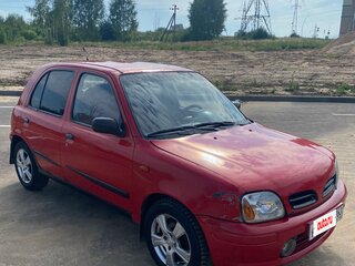 1999 Nissan Micra II (K11), красный, 120000 рублей, вид 2