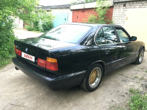 1989 BMW 5 серии 535i III (E34), чёрный - вид 6