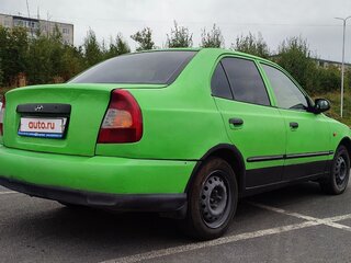 2002 Hyundai Accent II, зелёный, 180000 рублей, вид 3