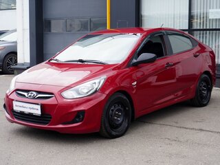 2011 Hyundai Solaris I, красный, 460000 рублей, вид 1