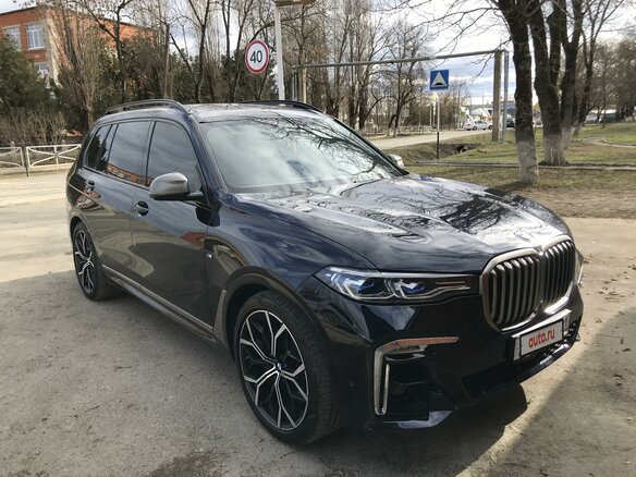 2019 BMW X7 M50d I (G07), чёрный - вид 2
