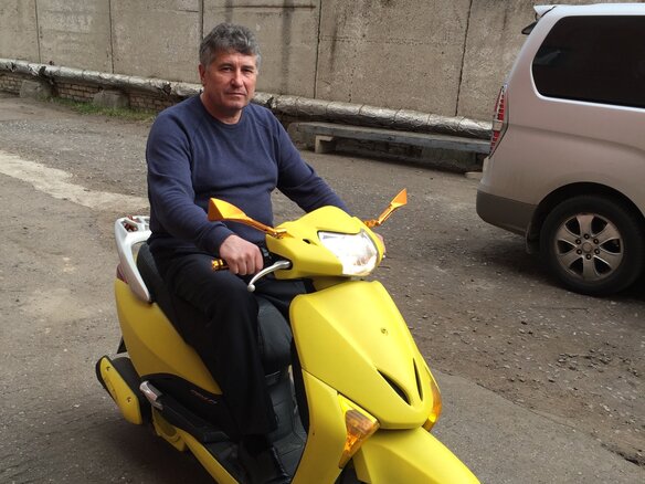 2010 Honda Lead 110, жёлтый, 120000 рублей