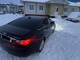2012 Hyundai Sonata VI (YF), чёрный, 1100000 рублей, вид 2