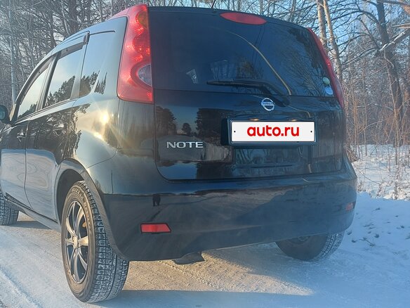 2009 Nissan Note I Рестайлинг, чёрный, 590000 рублей - вид 6