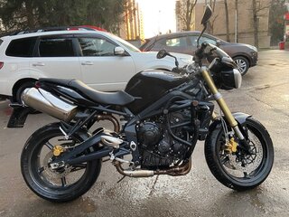 2012 Triumph Street Triple, чёрный, 490000 рублей, вид 1